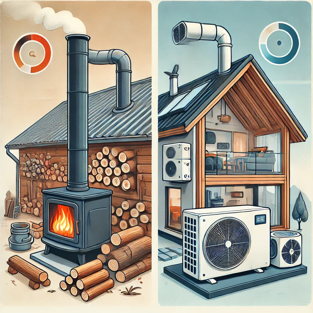 Outdoor Wood Burner vs. Heat Pump for a Rural Home: Which Is Better?
