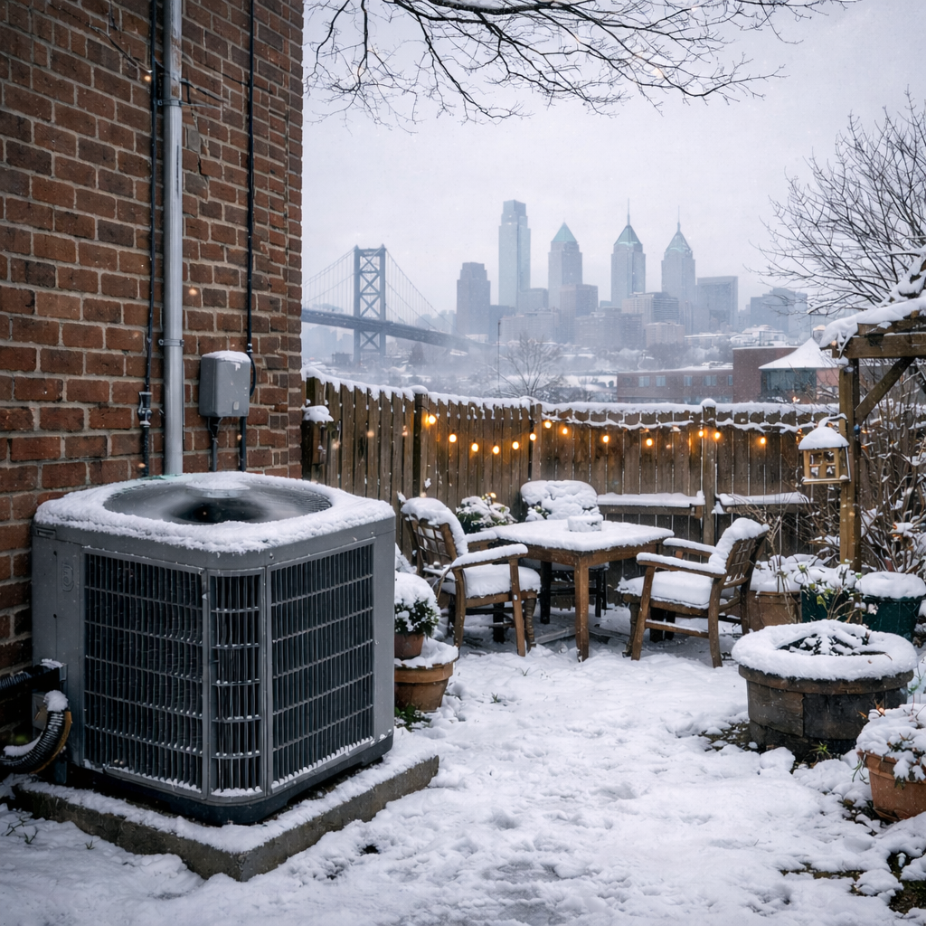 Why Is My Outdoor AC Condenser Making Noise in Winter? (Philadelphia Homeowner’s Guide)